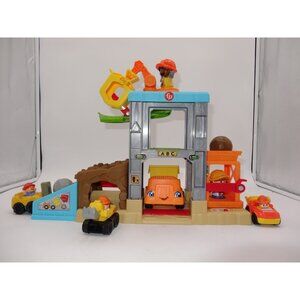 Little People Toddler Learning Toy Load up 'N Learn Construction Site Playset Wo